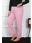 Kadın Büyük Beden Pembe Tek Alt Pijama 27505 4