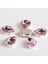 10x14 (1.4 Cm)damla Kristal Pembe Kasalı Dikme Cam Taş 20 Adet 1