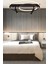 Steve Mat Siyah Boyalı 50 Watt 300K Spot Salon Mutfak Genç Odası Ledli Avize 1
