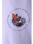 Motorsiklet Baskı Beyaz Erkek Kolsuz T-Shirt 3