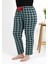 Kadın Pamuklu Büyük Beden Alt Pijama 27557 Turkuaz 4