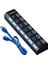 7 Port USB 3.0 ve USB 2.0 Hub Anahtarlı Çoklayıcı Çoğaltıcı Switch 5258 3