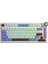AU75 3 Modlu Rgb Hot Swap Mekanik Tkl Seiya Switch Kablosuz Makrolu Klavye Bej 1