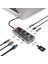 Hub Çok Fonksiyonlu, 8'li Bağlantı Noktası, Hdmı, USB 3.0, Sd Kart Okuyucu, Ethernet, Gümüş 1