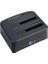 Çift Slotlu Offline Clone Usb3.0 Sata 2.5 / 3.5 Inch HDD SSD Dock Station Klonlama 2
