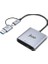 USB 3.2 ve Type-C 3'ü 1 Arada Sd/cf/tf Micro Sd Hafıza Kart Okuyucu 3