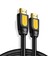 4K Yüksek Hızlı Ethernet ve HDMI Kablosu 75 cm 1