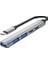 5in1 Type C To 3x Usb, 2x Pd Type C Çoğaltıcı Çevirici Hub, Klavye, Mouse,usb Okuyucu Adaptör 2