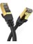 7 Ethernet Ağ Kablosu, 10 Gigabit/s, 600 Mhz, Metal Zırhlı RJ45, Siyah (10 Metre) 3