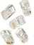 100 Adet Cat5 Cat6 RJ45 8P8C Jack Ethernet Internet Modem Kablosu Soketi Network Uç (100 Adet) 1