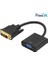 Plus PX-1300 DVI To VGA Aktif Dönüştürücü Kablo (Dvı-D Erkek VGA Dişi) 3