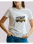 Sarı Ford Mustang Klasik Otomobil Baskılı Tişört 3