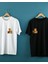 Lama Tasarımlı Çiftler Için Baskılı T-Shirt Tasarımı 4