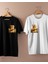 Lama Tasarımlı Çiftler Için Baskılı T-Shirt Tasarımı 5