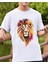 Sembolü Aslan Temalı Tasarım T-Shirt 5