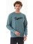 Yazı Nakışlı Bisiklet Yaka Sweatshirt 1