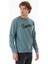 Yazı Nakışlı Bisiklet Yaka Sweatshirt 3