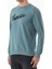 Yazı Nakışlı Bisiklet Yaka Sweatshirt 5