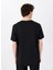 Bisiklet Yaka Baskılı Siyah Erkek T-Shirt M5SM-TST1426 5