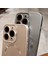 Apple iPhone 15 Pro Max Uyumlu Kılıf Zebana Matte Glass Kılıf (Kablosuz Şarj Destekli) Beyaz 3