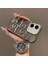 Apple iPhone 12 Uyumlu Kılıf Zebana Serpent Kadife Kumaş Kılıf Gri 2