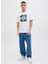 Bisiklet Yaka Beyaz Erkek T-Shirt 12269324_JJHAWAII Shape Tee Ss Crew 1
