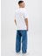 Bisiklet Yaka Beyaz Erkek T-Shirt 12269324_JJHAWAII Shape Tee Ss Crew 5