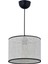 Modern Beyaz Rattan Salon Mutfak Oturma Odası Avize Doğal Hazeran Tekli Avize Hasır 25 cm 3