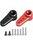 2 Adet Metal 15T Servo Kol Servo Kornası Emax ES08MA Iı Servoya Uygun Eksenel SCX24 1/24 Rc Paletli Araba Parçaları, Kırmızı + Siyah (Yurt Dışından) 5