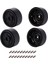 Adet Metal 1.9 Inç Beadlock Jant Göbeği 1/10 Rc Paletli Araba Eksenel SCX10 90046 Traxxas Trx4 Tf2 RC4WD D90, Siyah (Yurt Dışından) 3