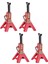 4 Adet Metal Yükseklik Ayarlanabilir 6 Ton Kriko Tamir Standı 1/10 Rc Paletli Araba Eksenel SCX10 90046 Traxxas Trx4 Trx6 D90,1 (Yurt Dışından) 1