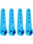 4 Adet 37MM 25T Metal Uzatma Direksiyon Servo Kolu Kornası Rc Araba Paletli Araçlar Parçaları, Mavi (Yurt Dışından) 3