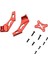 144001-1258 Metal Kuyruk Sabit Parçaları Kuyruk Kanadı Donanım Yazılımı Bağlantı Seti Wltoys 144001 1/14 4WD Rc Araba Parçaları, Kırmızı (Yurt Dışından) 3