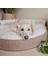 Luxury Hasır Örme Köpek ve Kedi Yatağı Büyük Irk Boy Yer Minderi Yastığı Yumuşak Wellsoft Peluş Kumaş 1 Adet 2