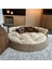 Luxury Hasır Örme Köpek ve Kedi Yatağı Büyük Irk Boy Yer Minderi Yastığı Yumuşak Wellsoft Peluş Kumaş 1 Adet 5