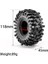 4 Adet 118MM 1.9 Kauçuk Lastik Tekerlek Lastikleri 1/10 Rc Paletli Araba Traxxas Trx4 RC4WD D90 Eksenel SCX10 Iı Iıı Redcat Mst (Yurt Dışından) 2