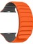 Apple Watch Series 10 Ultra 9 8 7 Se (2023) Se (2022) Se 46MM 49MM Silikon Manyetik Kayış (Yurt Dışından) 1