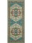 Beylerbeyi By 832 Yeşil Halı Etnik Desenli Otantik Ev Salon Halısı Yıkanabilir Dokuma Şönil Halı 4