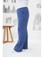 Beli Lastikli Geniş Paça Büyük Beden Pantolon Indigo 2