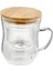 Brew - Süzgeçli Cam Çay Bardağı 400ML 2