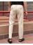 Erkek, Bel lastikli, Regular-fit, Keten dokuma, Pamuklu Old Money Culture pantolon 300 3