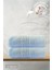 2'li Mavi Greek Banyo Havlusu - 70x140 Cm, 490 Gr, %100pamuk, Spa Ve Otel Havlusu 1