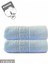 2'li Mavi Greek Banyo Havlusu - 70x140 Cm, 490 Gr, %100pamuk, Spa Ve Otel Havlusu 2