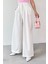 PNT-07414 Beyaz Ip Askı Model Tasarım Salaş Pantolon 1