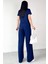 TKM-03690 Ekru Polo Yaka Bluz Salaş Pantolon Ikili Takım 5