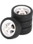 4 Adet 33MM Rc Drift Lastik Tekerlek Sert Lastik Ldrc AE86 A86 A86P LD1801 1/18 Rc Araba Yükseltme Parçaları Aksesuarları,1 (Yurt Dışından) 1