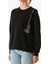 Yazı Baskılı Bisiklet Yaka Sweatshirt 6
