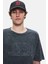 Rochester Siyah Bisiklet Yaka Baskılı Standard Fit Erkek Tshirt 2