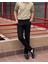 Erkek, Slim Fit, Casual-Günlük, Keten Dokuma, Pamuklu, Mevsimlik Pantolon 301 1