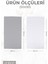 2'li Greek Gri-Beyaz El Havlusu - 50 x 90 cm , 225 Gr, Pamuk, Spa ve Otel Havlusu 2
